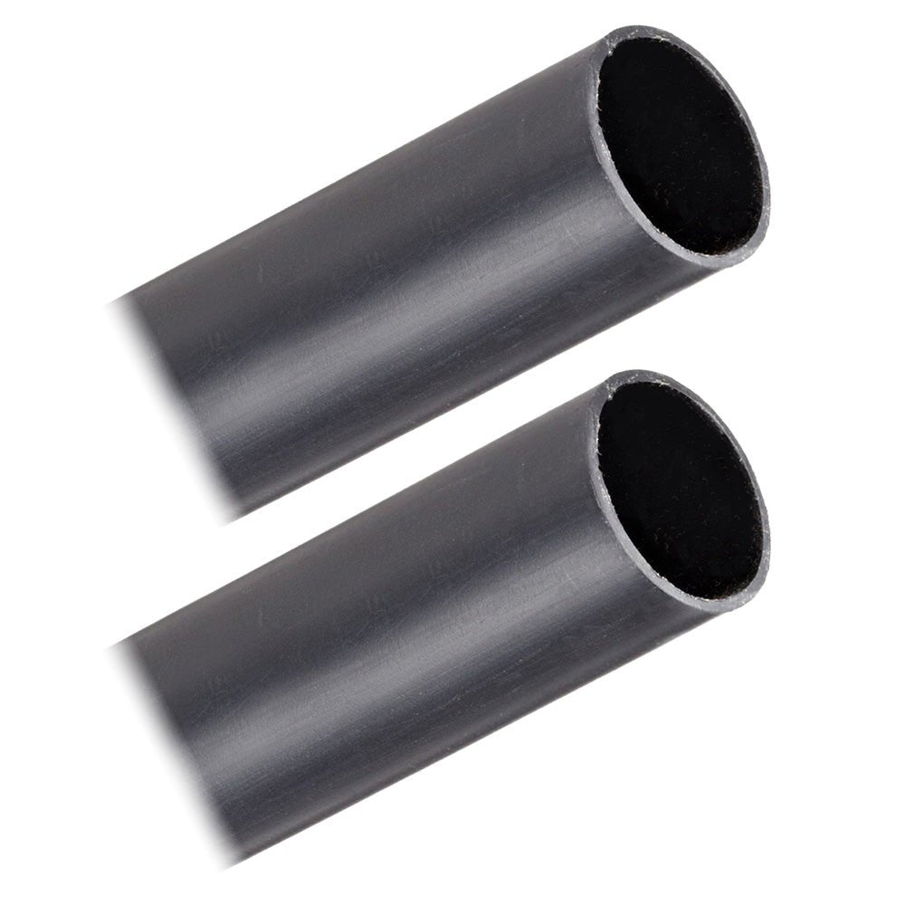 Pacer Battery Cable Heavy Wall Heat Shrink Tubing - 1" x 12" - Black (2 - Pieces) - Get Tight Gear