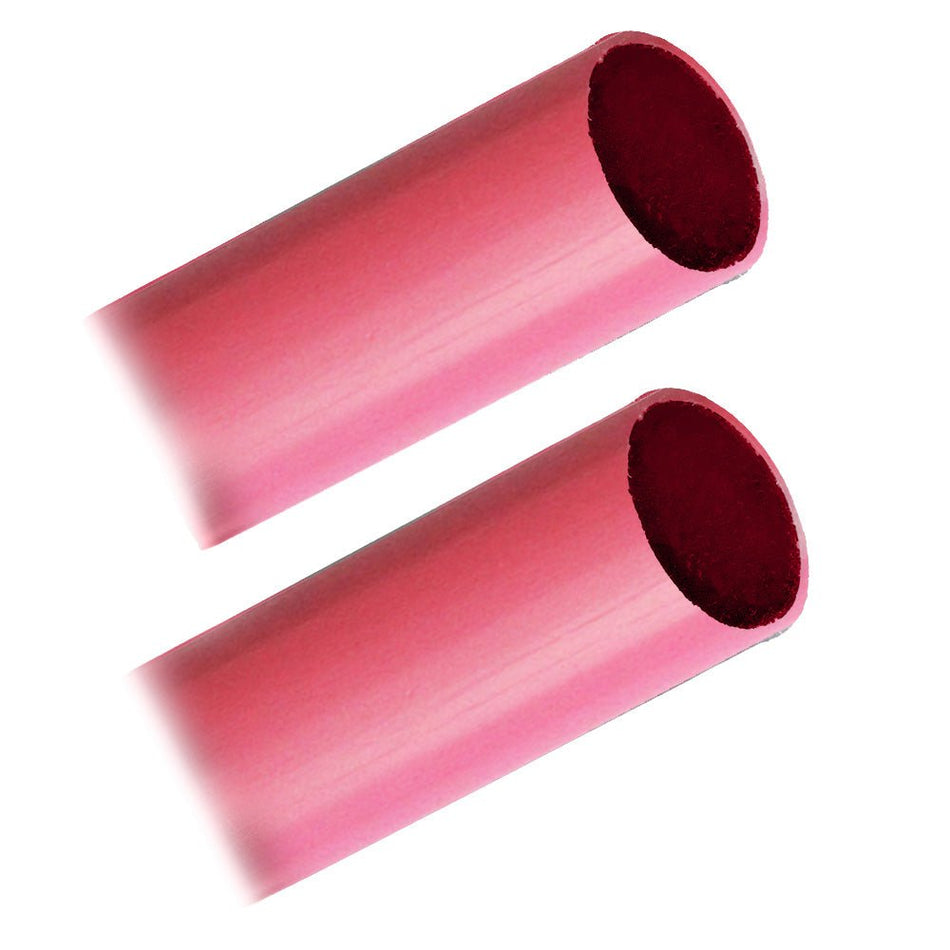 Pacer Battery Cable Heavy Wall Heat Shrink Tubing - 1" x 12" - Red (2 - Pieces) - Get Tight Gear
