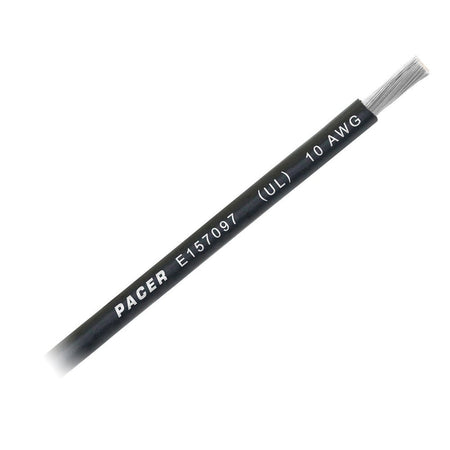 Pacer Black 10 AWG Battery Cable - Sold By The Foot - Get Tight Gear