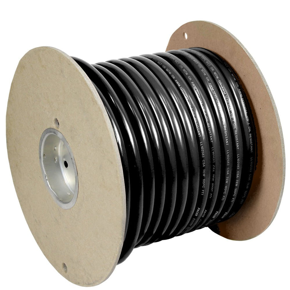 Pacer Black 4/0 AWG Battery Cable - 100' - Get Tight Gear
