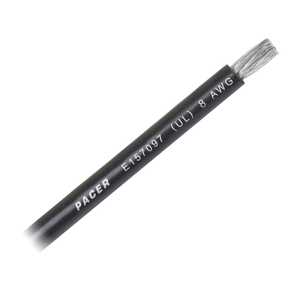 Pacer Black 8 AWG Battery Cable - Sold By The Foot - Get Tight Gear