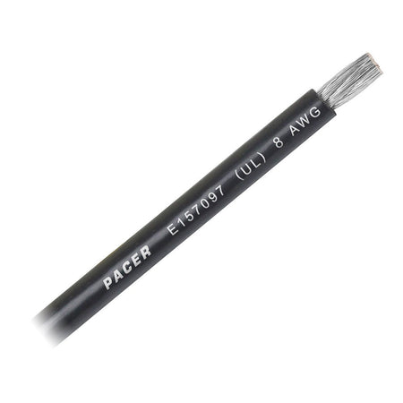 Pacer Black 8 AWG Battery Cable - Sold By The Foot - Get Tight Gear