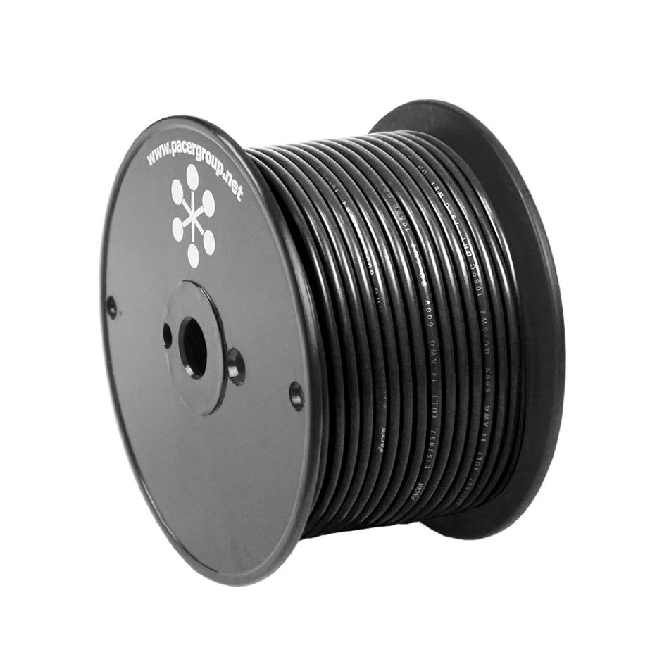 Pacer Black 8 AWG Primary Wire - 100' - Get Tight Gear