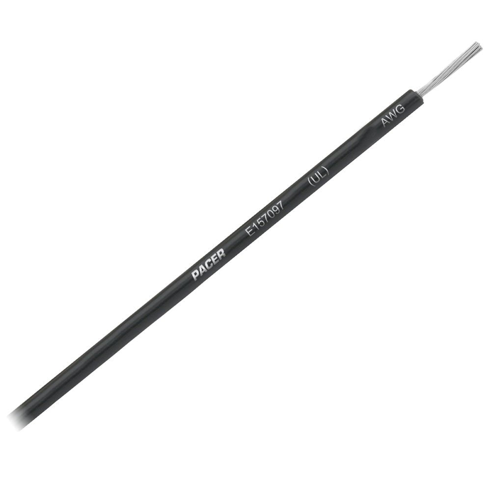 Pacer Black 8 AWG Primary Wire - 25' - Get Tight Gear