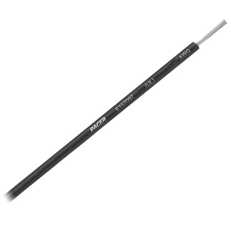 Pacer Black 8 AWG Primary Wire - 25' - Get Tight Gear