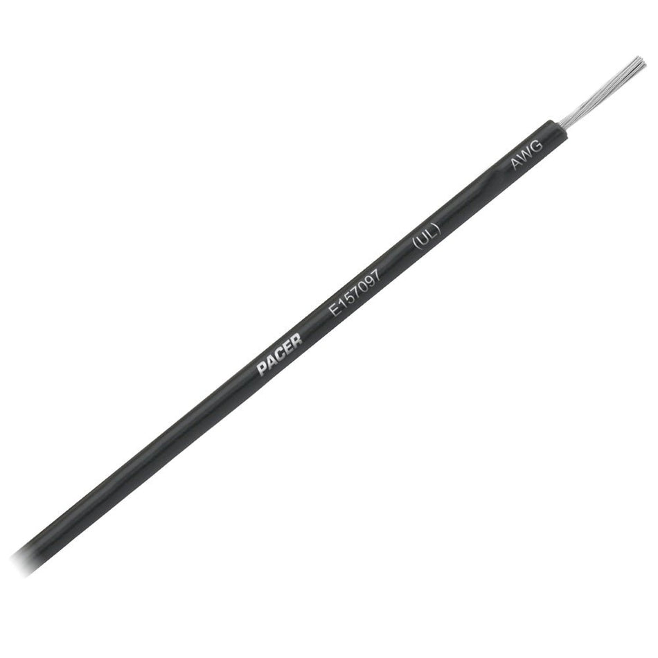 Pacer Black 8 AWG Primary Wire - 25' - Get Tight Gear