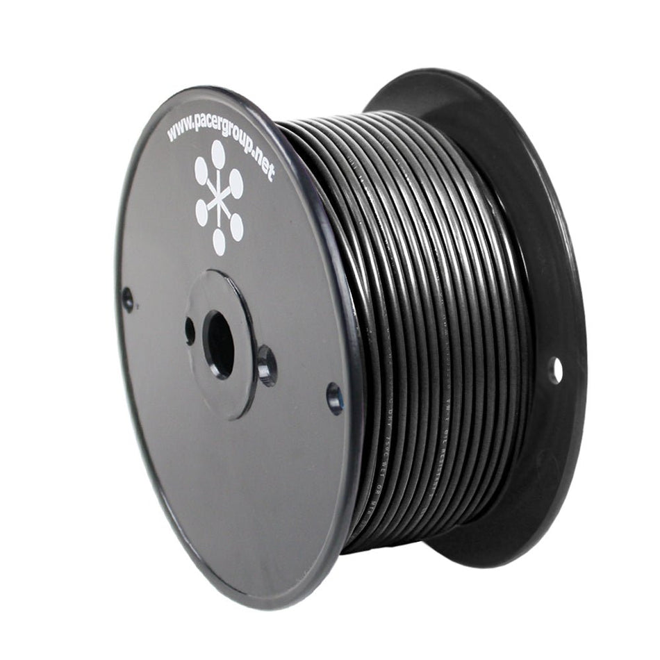 Pacer Black 8 AWG Primary Wire - 250' - Get Tight Gear
