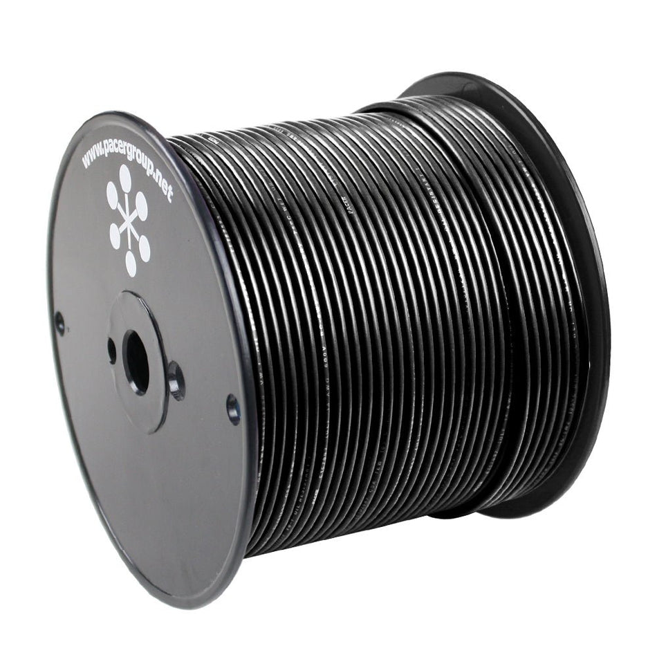 Pacer Black 8 AWG Primary Wire - 500' - Get Tight Gear
