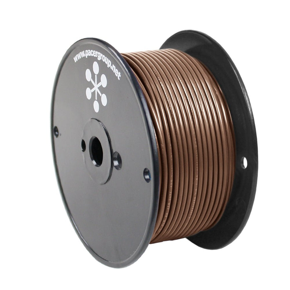 Pacer Brown 16 AWG Primary Wire - 250' - Get Tight Gear
