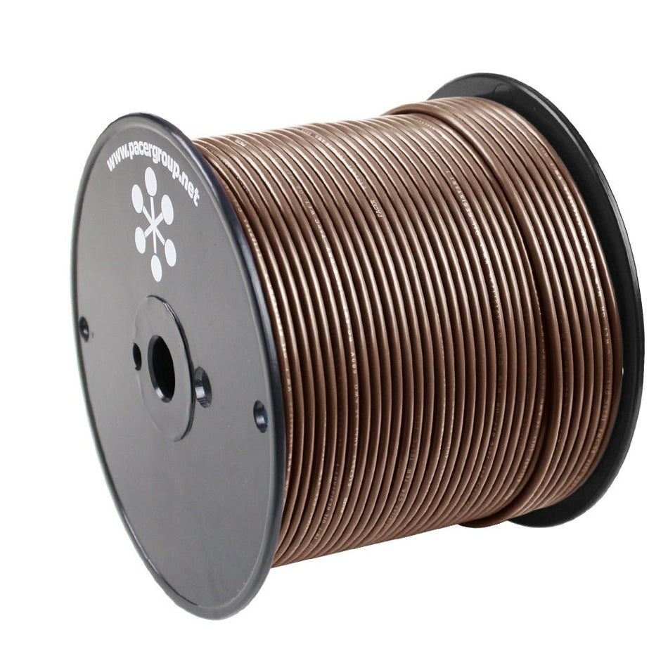 Pacer Brown 16 AWG Primary Wire - 500' - Get Tight Gear