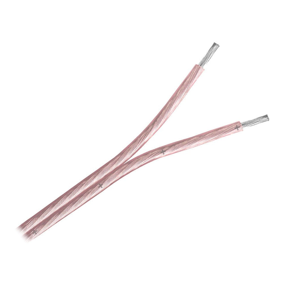 Pacer Clear 16/2 AWG Two Conductor Speaker Wire - 250' - Get Tight Gear