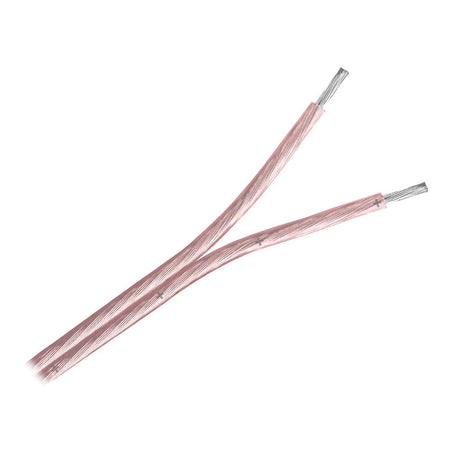 Pacer Clear 18/2 AWG Two Conductor Speaker Wire - 100' - Get Tight Gear