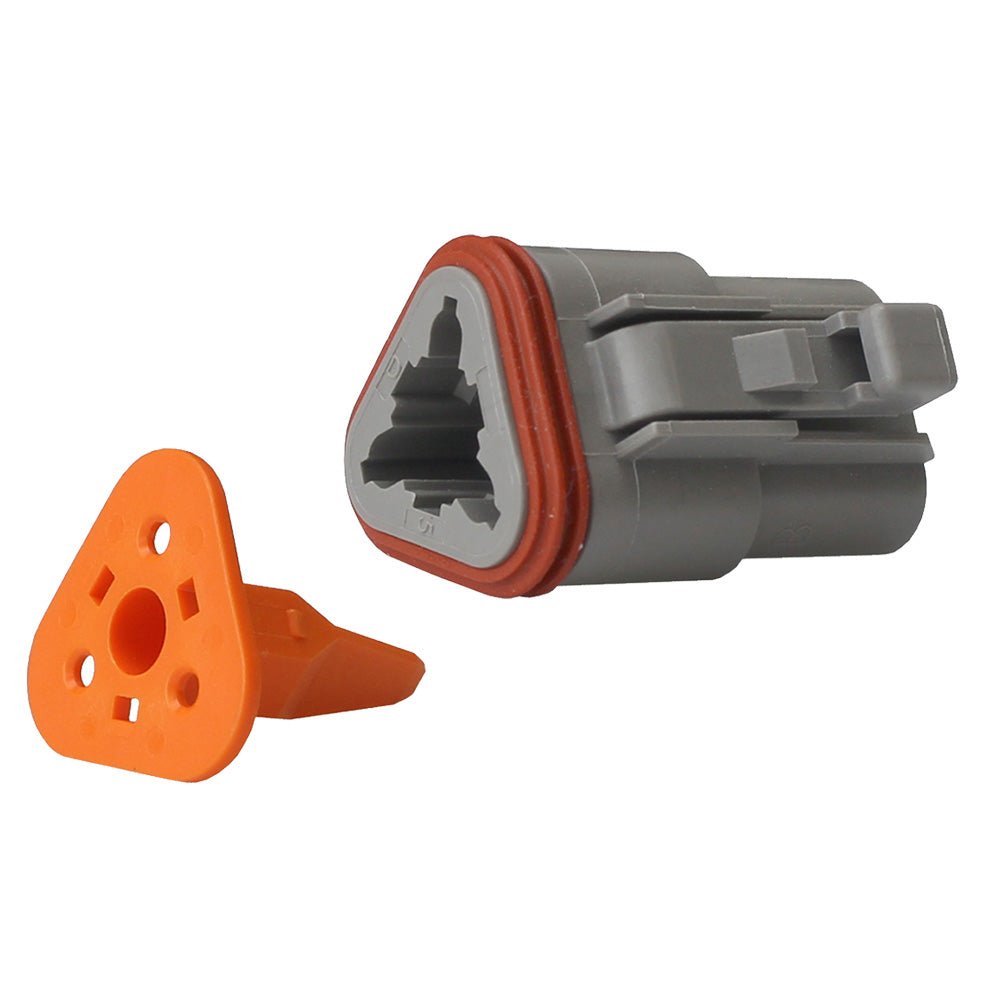 Pacer Deutsch DT Plug & Wedge Lock Kit - 3 Position - 10 Pack - Get Tight Gear