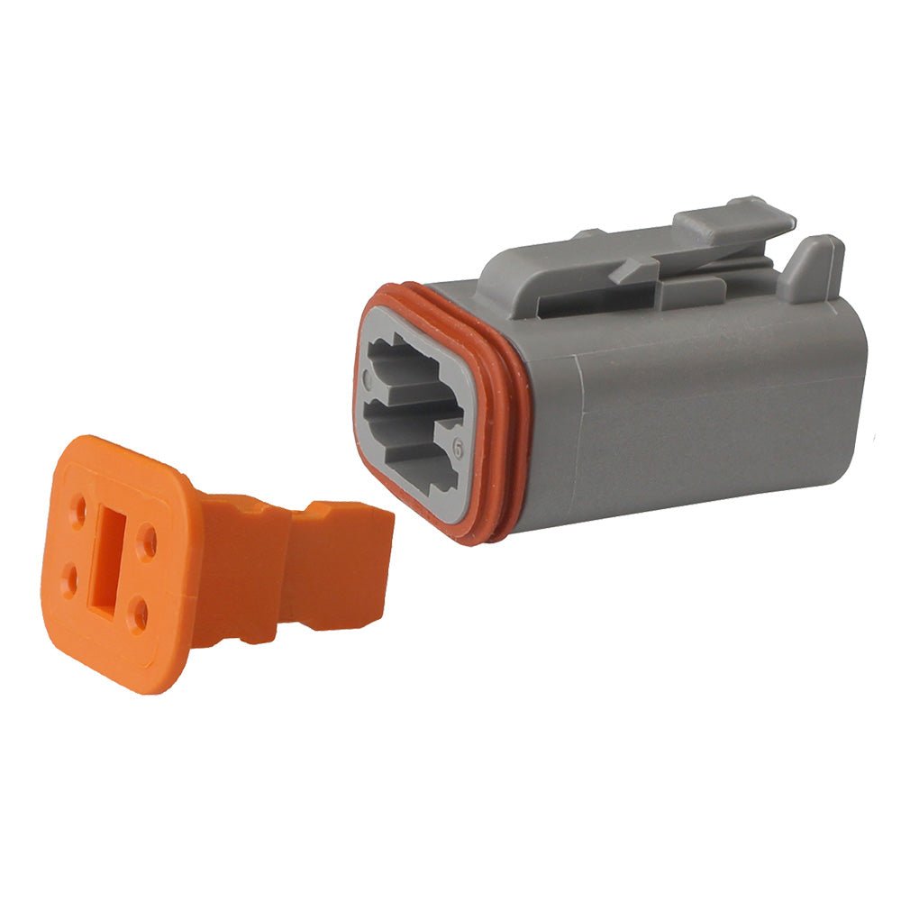 Pacer Deutsch DT Plug & Wedge Lock Kit - 4 Position - 10 Pack - Get Tight Gear