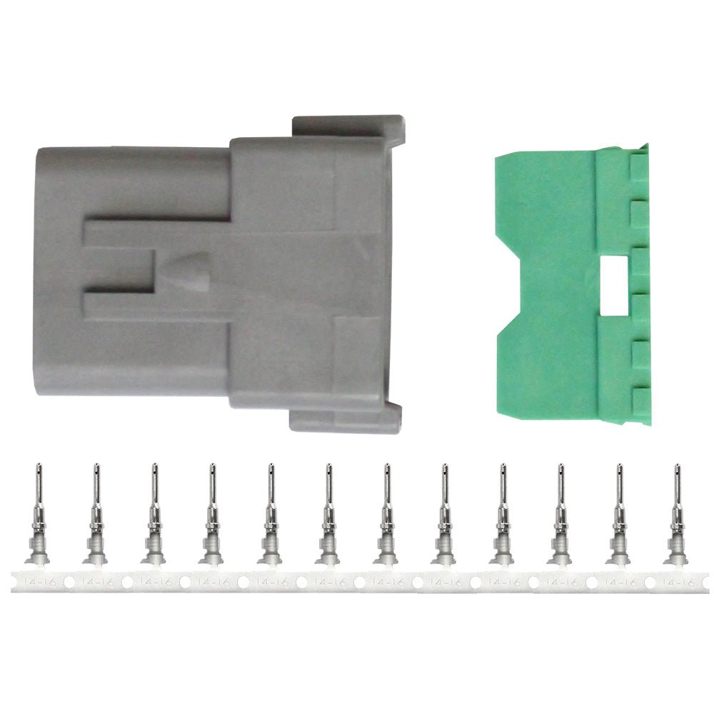 Pacer DT Deutsch Receptacle Repair Kit - 14 - 18 AWG (12 Position) - Get Tight Gear