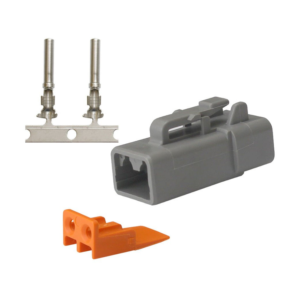 Pacer DTP Deutsch Plug Repair Kit - 14 - 12 AWG (2 Position) - Get Tight Gear