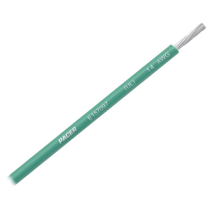 Pacer Green 14 AWG Primary Wire - 25' - Get Tight Gear
