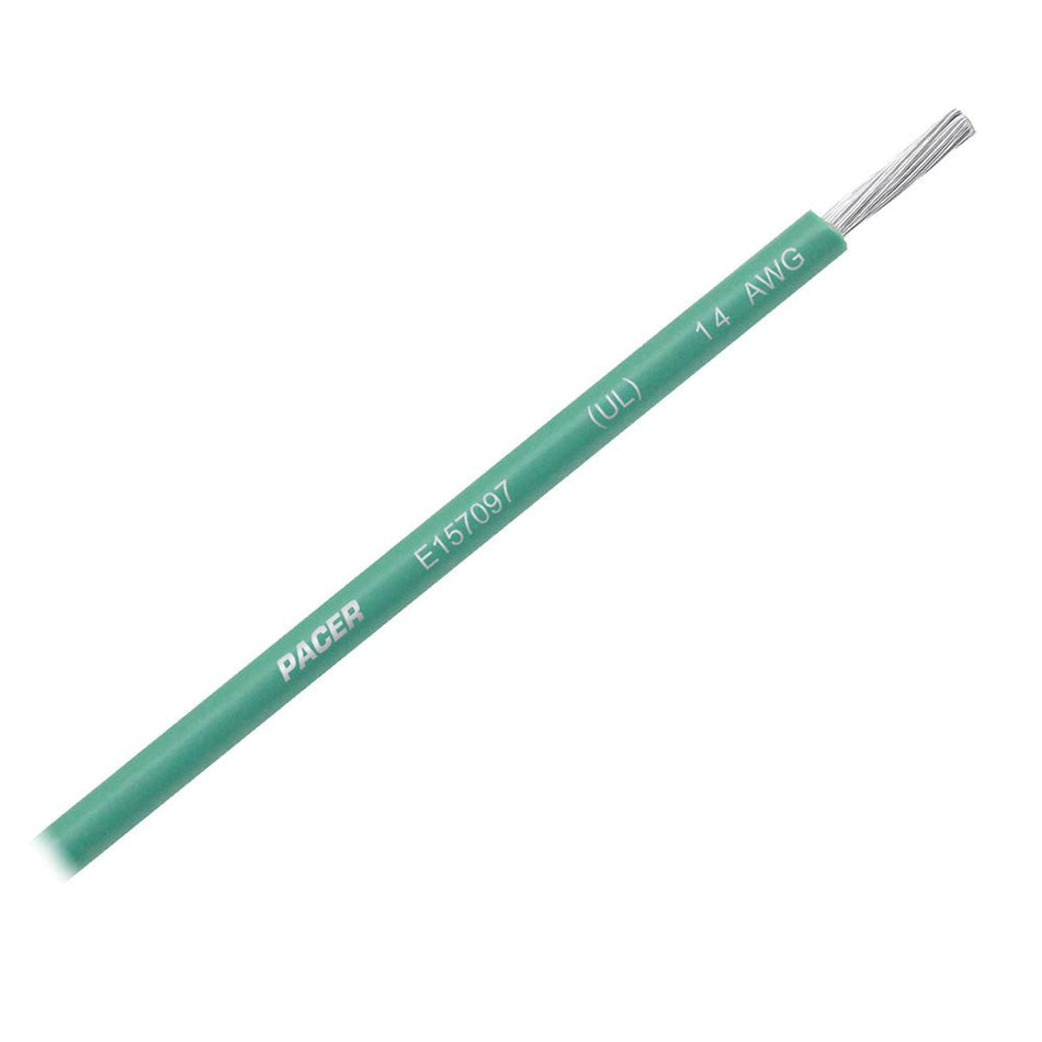 Pacer Green 14 AWG Primary Wire - 25' - Get Tight Gear