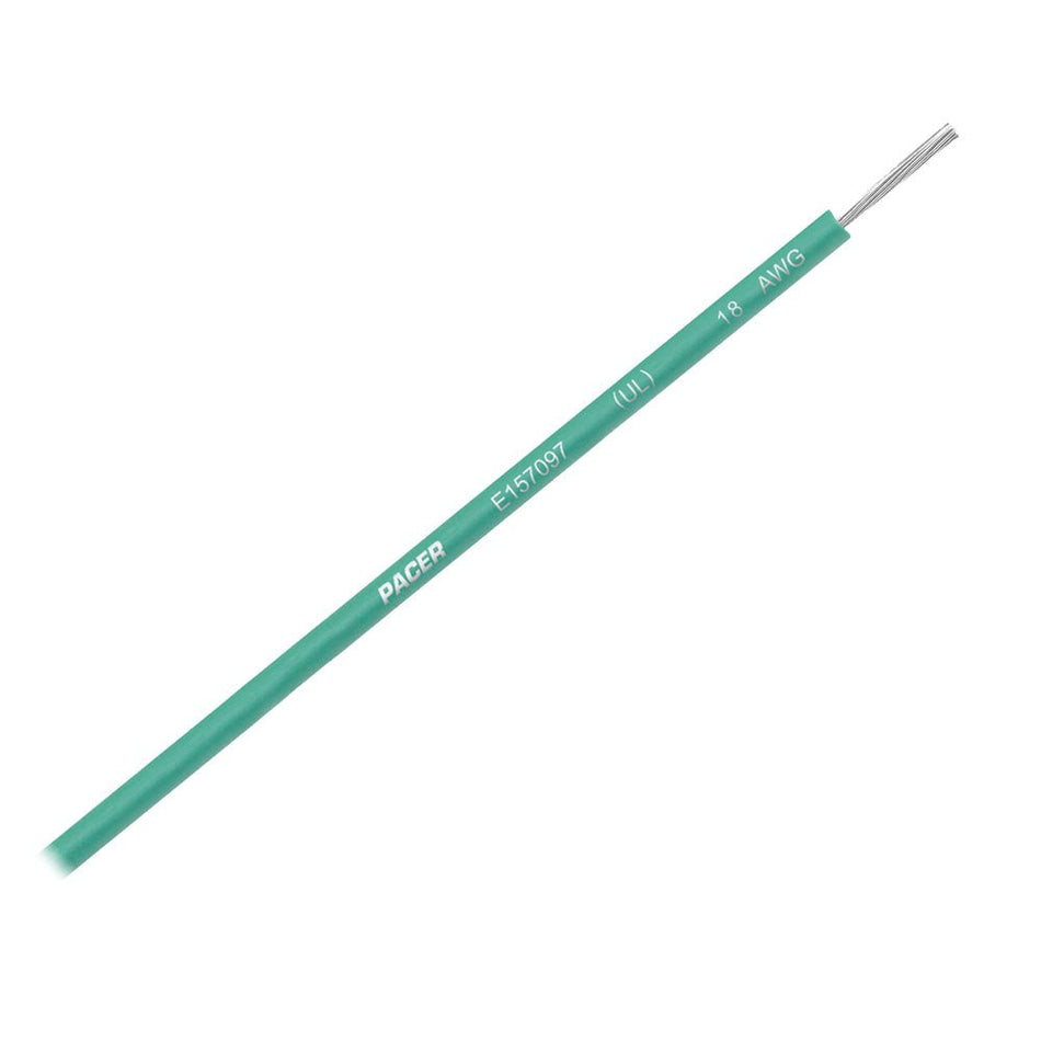 Pacer Green 18 AWG UL Marine Wire - 35' - Get Tight Gear