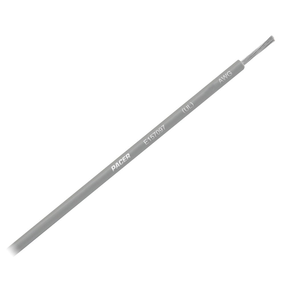 Pacer Grey 14 AWG Primary Wire - 25' - Get Tight Gear