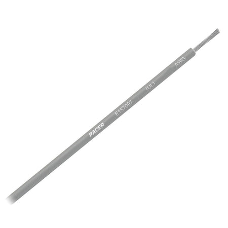 Pacer Grey 14 AWG Primary Wire - 25' - Get Tight Gear