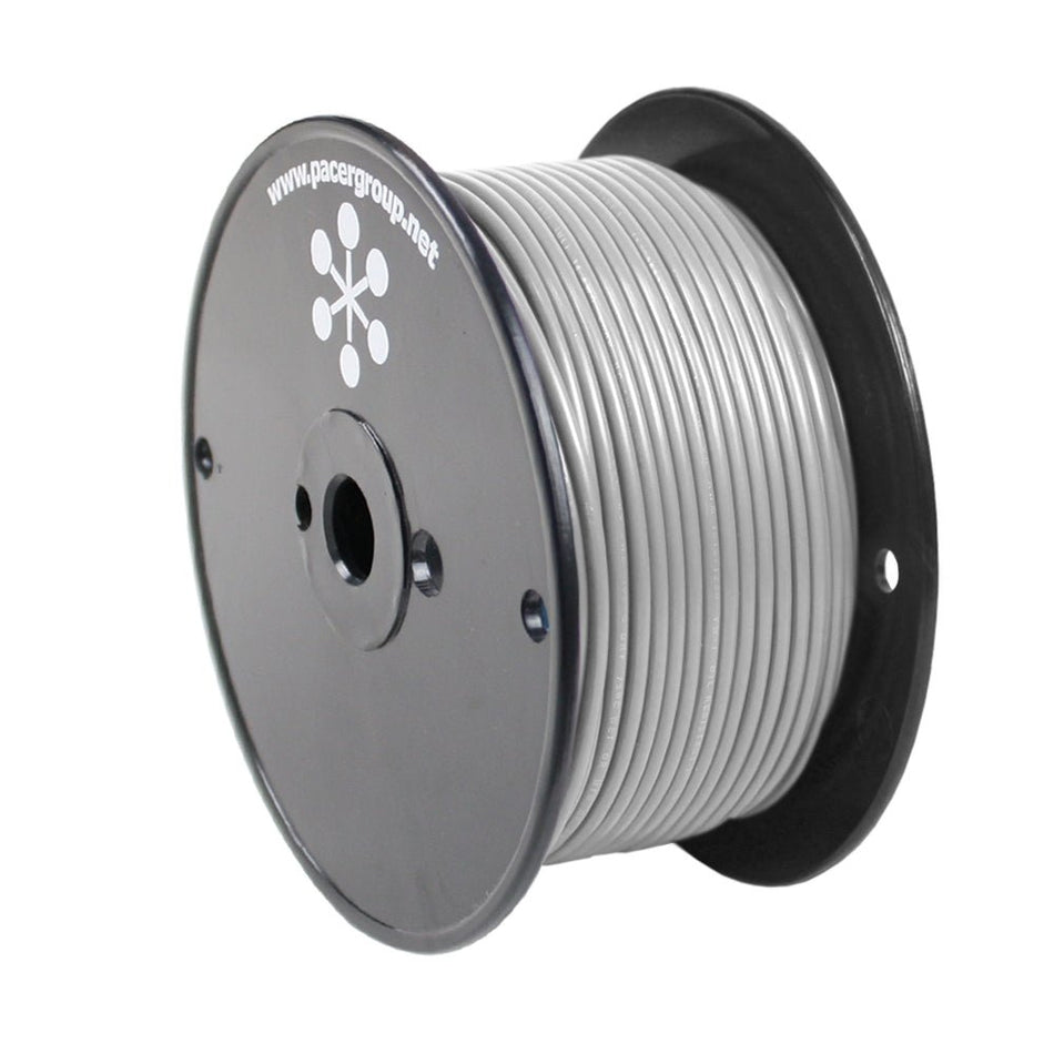 Pacer Grey 18 AWG Primary Wire - 250' - Get Tight Gear