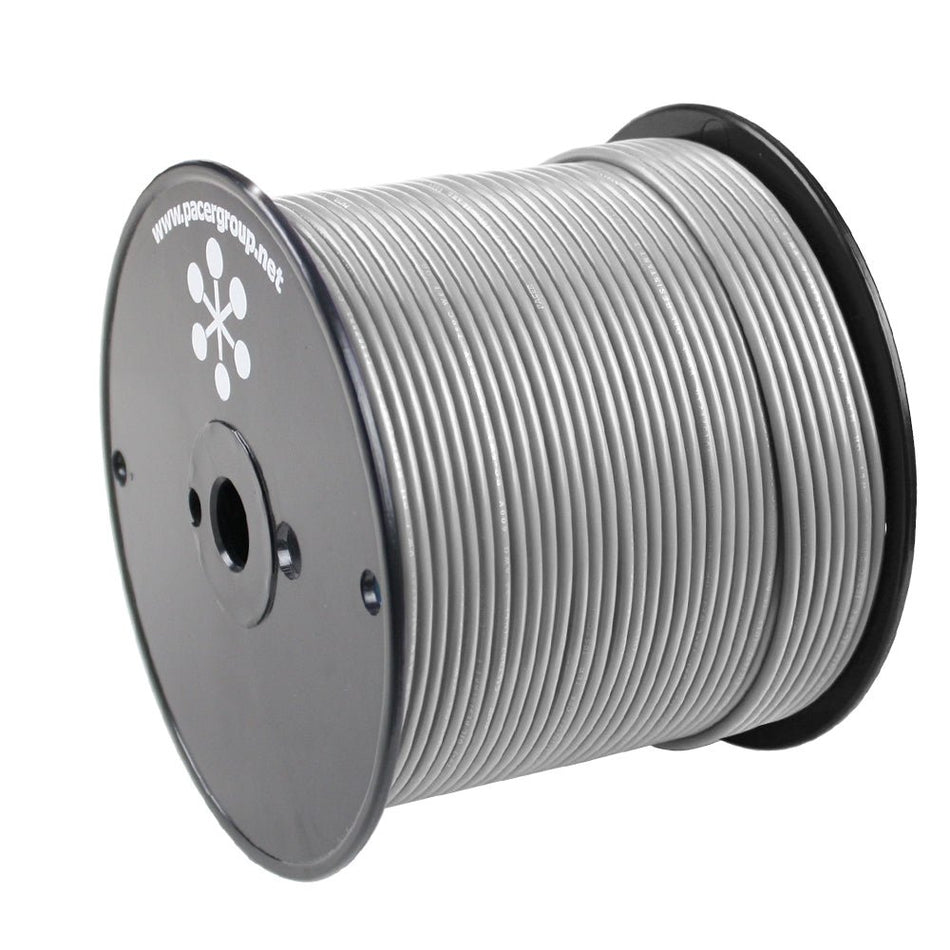 Pacer Grey 18 AWG Primary Wire - 500' - Get Tight Gear