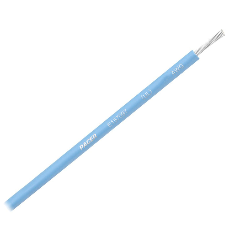 Pacer Light Blue 14 AWG Primary Wire - 25' - Get Tight Gear