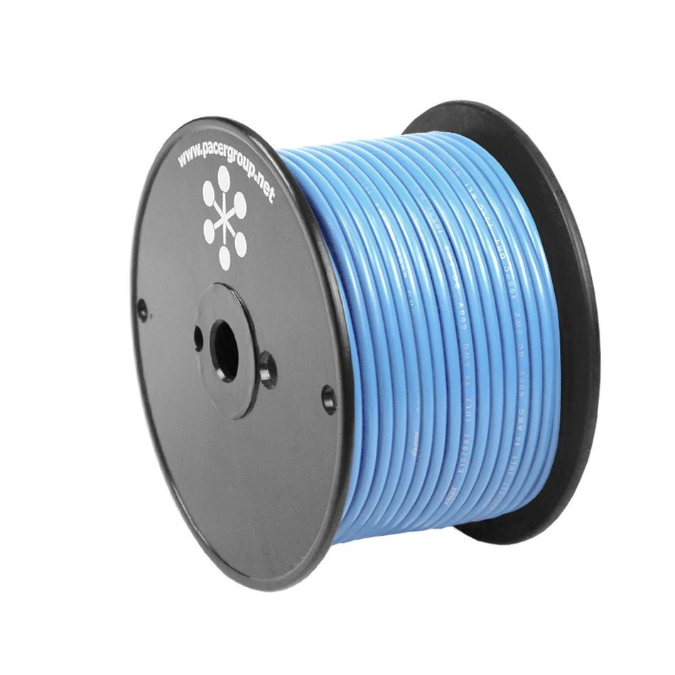 Pacer Light Blue 16 AWG Primary Wire - 100' - Get Tight Gear