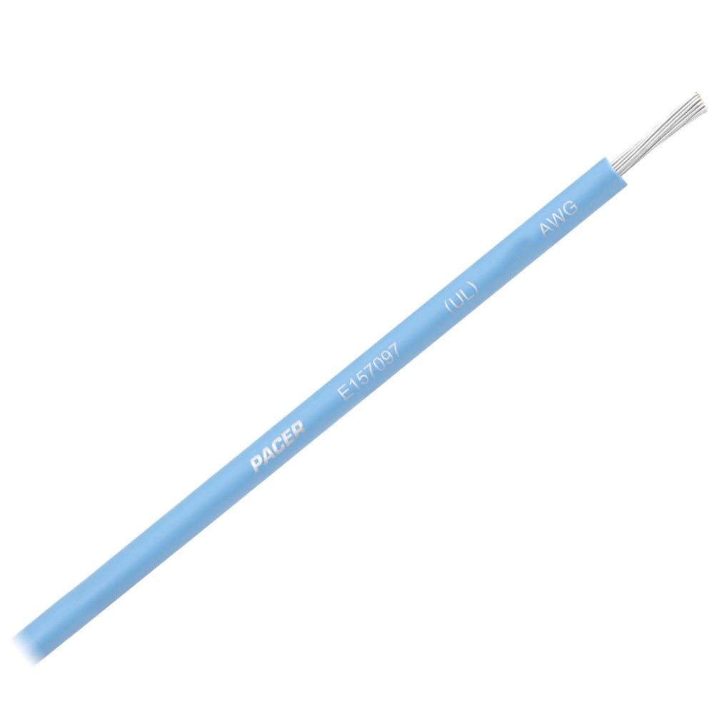 Pacer Light Blue 16 AWG Primary Wire - 25' - Get Tight Gear