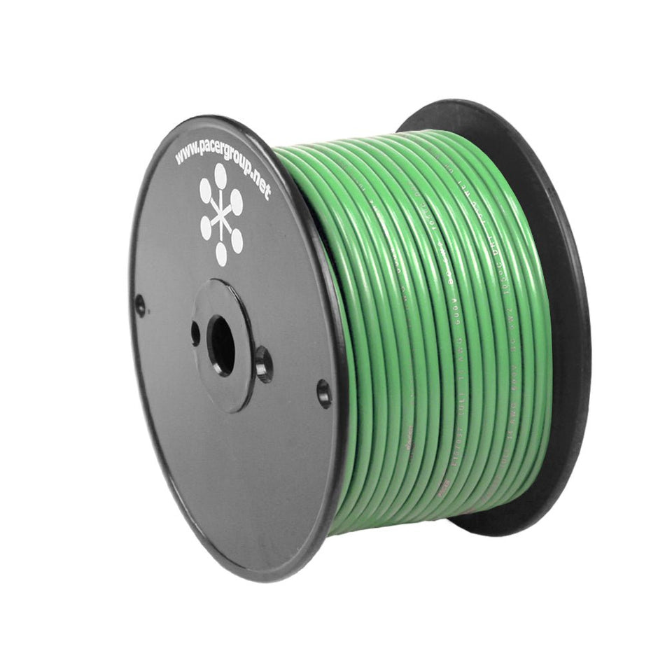 Pacer Light Green 16 AWG Primary Wire - 100' - Get Tight Gear