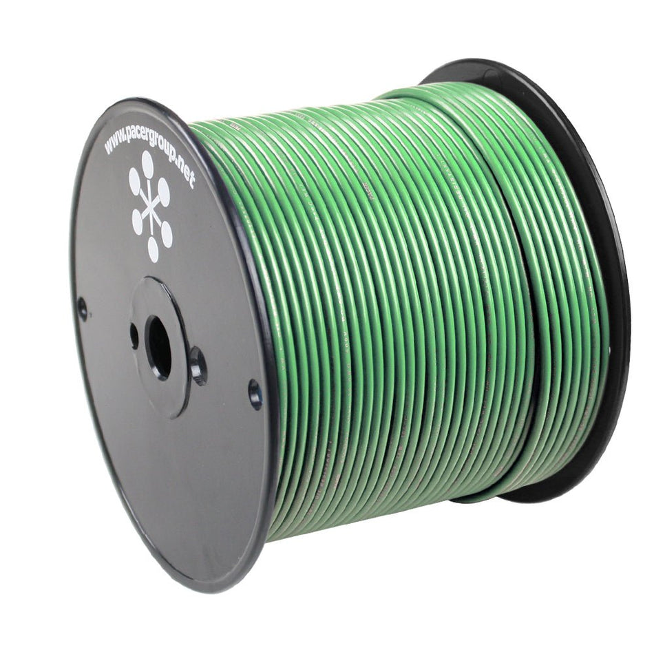 Pacer Light Green 16 AWG Primary Wire - 500' - Get Tight Gear