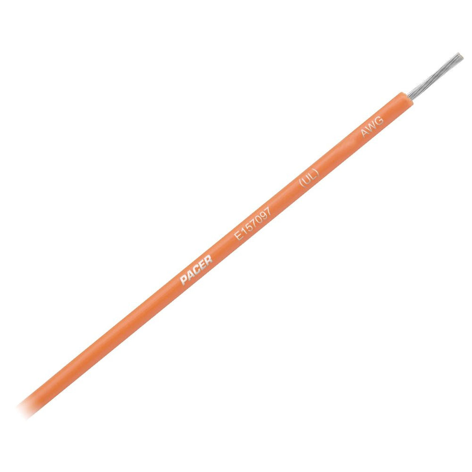 Pacer Orange 14 AWG Primary Wire - 25' - Get Tight Gear