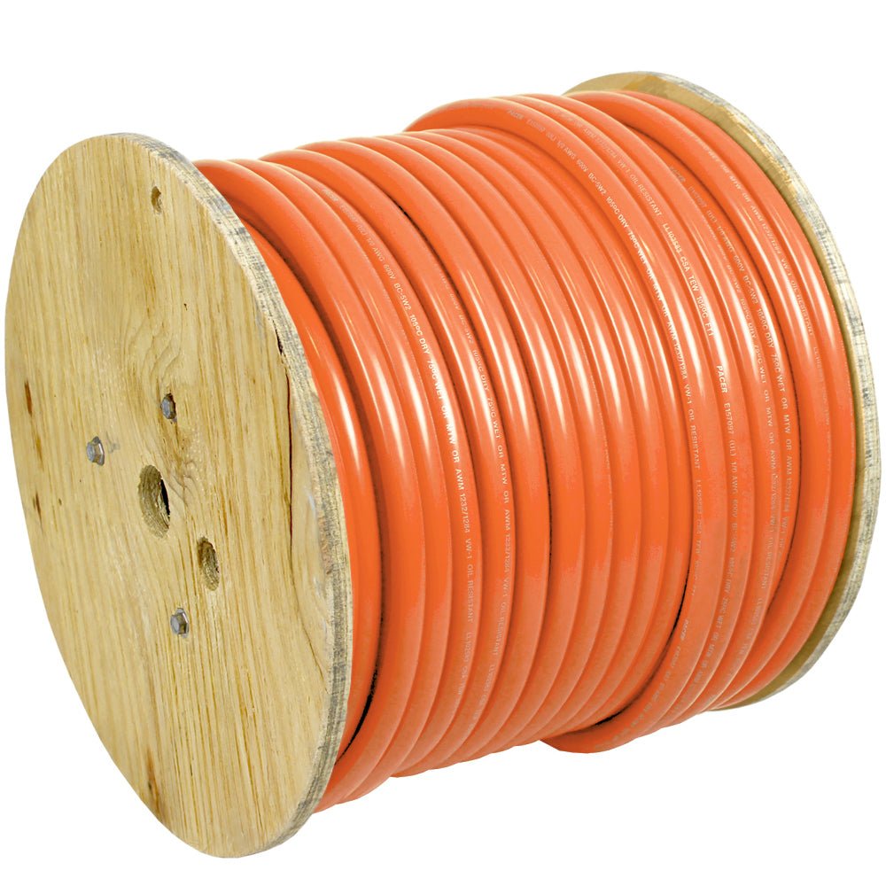Pacer Orange 6 AWG Battery Cable - 250' - Get Tight Gear