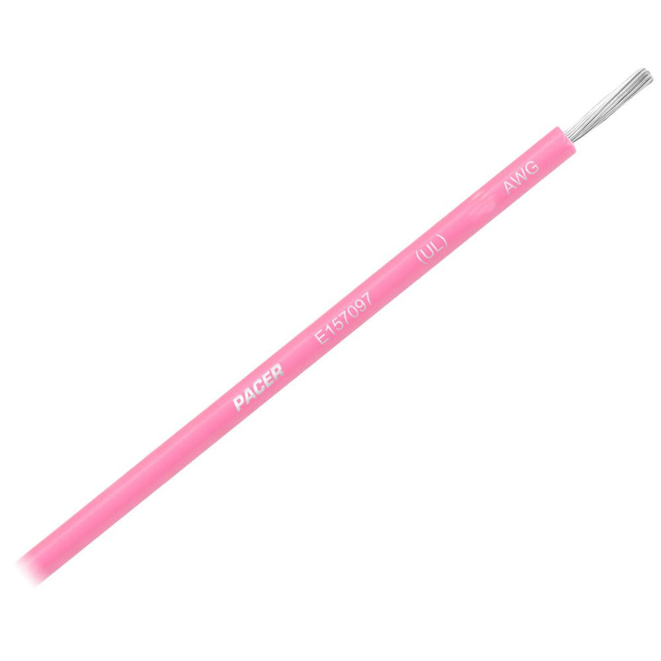 Pacer Pink 16 AWG Primary Wire - 25' - Get Tight Gear