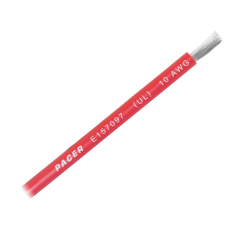 Pacer Red 10 AWG Battery Cable - Sold By The Foot - Get Tight Gear