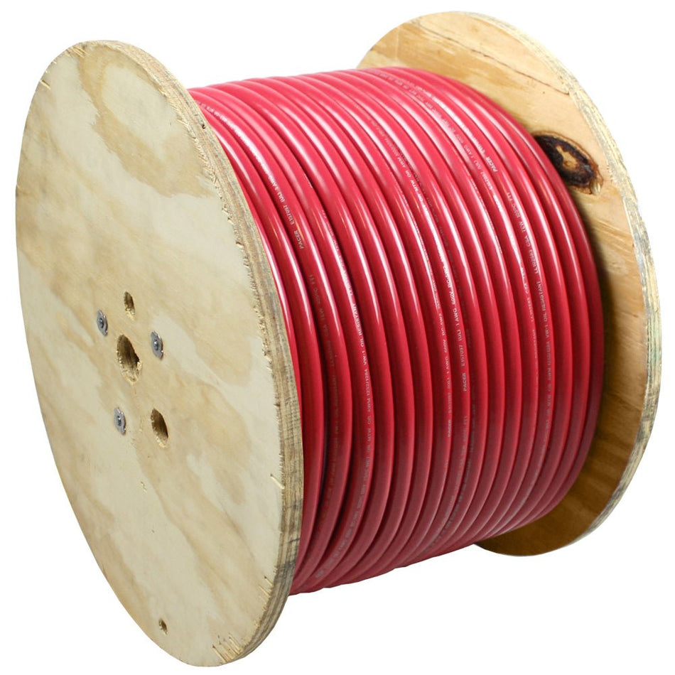 Pacer Red 6 AWG Battery Cable - 500' - Get Tight Gear