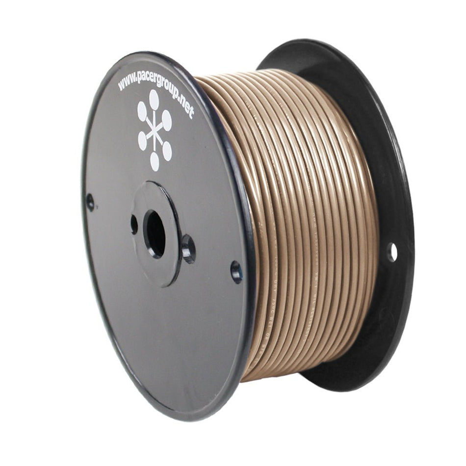 Pacer Tan 14 AWG Primary Wire - 250' - Get Tight Gear