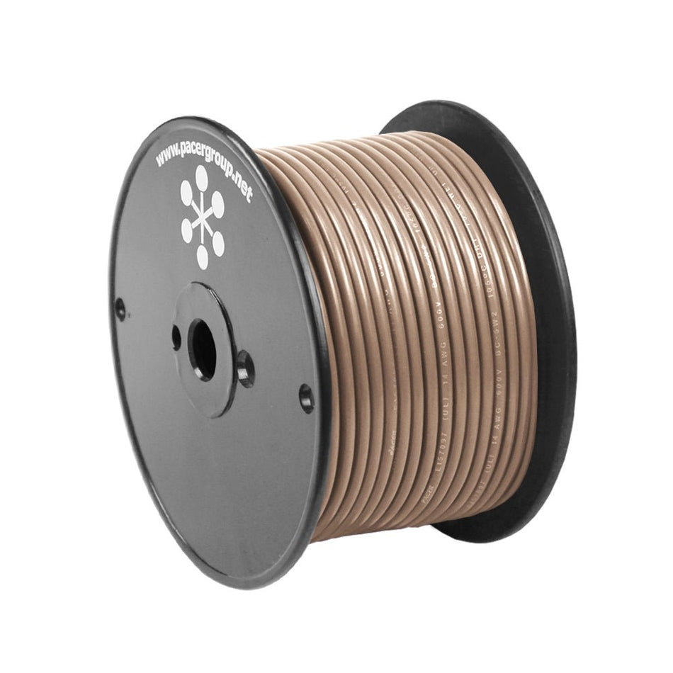 Pacer Tan 16 AWG Primary Wire - 100' - Get Tight Gear