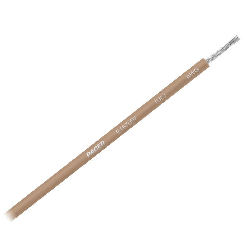 Pacer Tan 16 AWG Primary Wire - 25' - Get Tight Gear