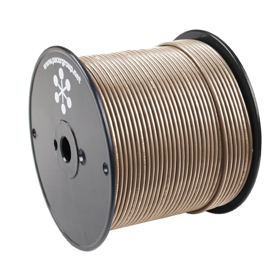 Pacer Tan 16 AWG Primary Wire - 500' - Get Tight Gear