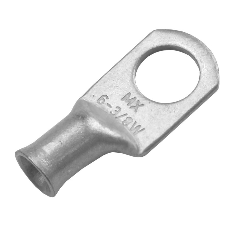 Pacer Tinned Lug 6 AWG - 3/8" Stud Size - 10 Pack - Get Tight Gear