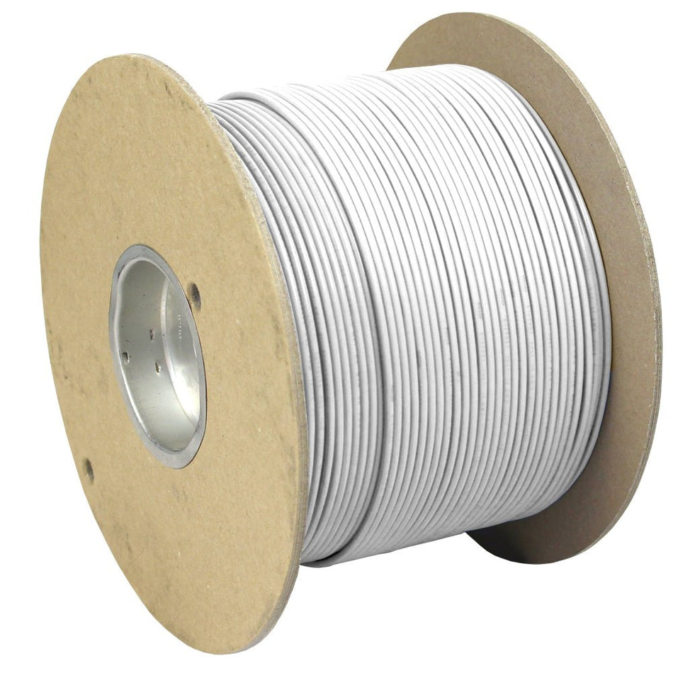 Pacer White 8 AWG Primary Wire - 1,000' - Get Tight Gear