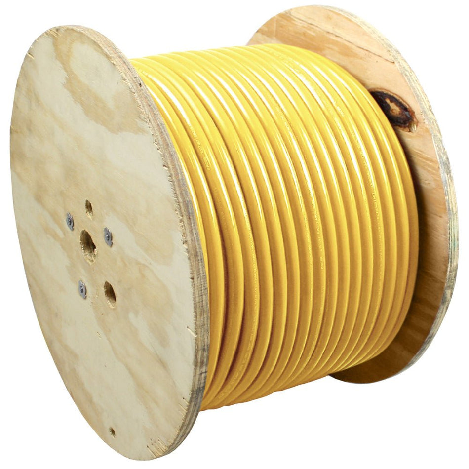 Pacer Yellow 6 AWG Battery Cable - 500' - Get Tight Gear