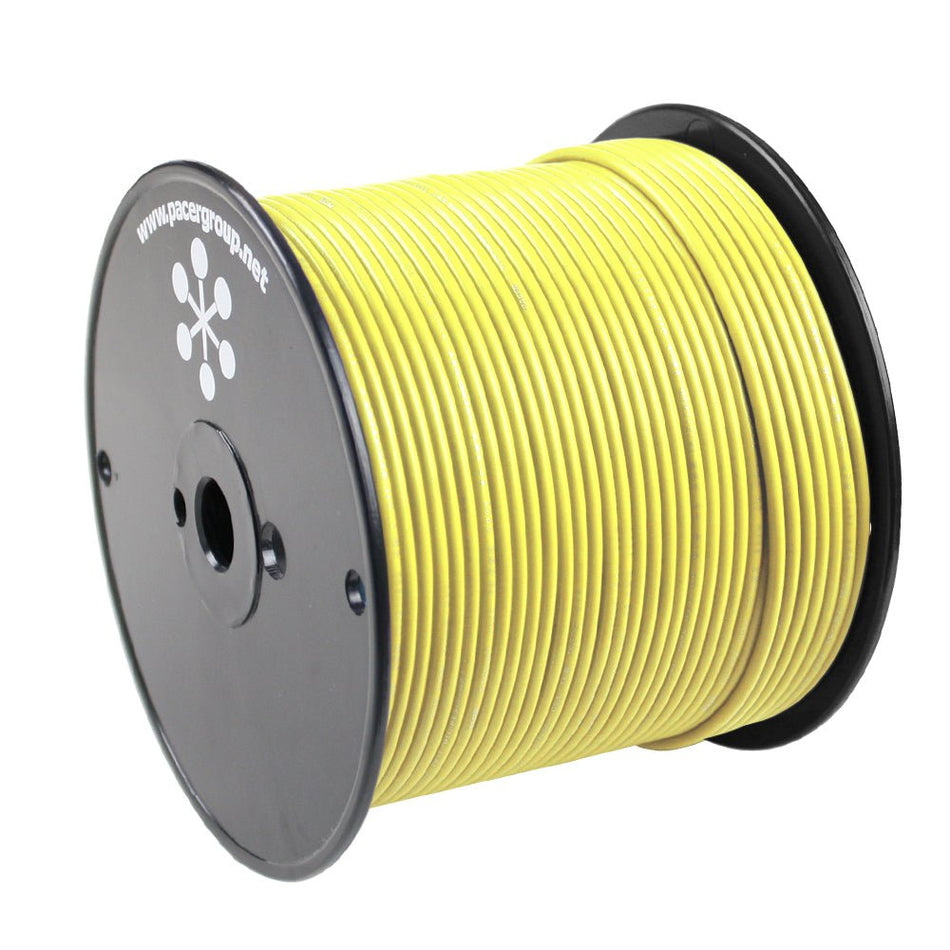 Pacer Yellow 8 AWG Primary Wire - 500' - Get Tight Gear
