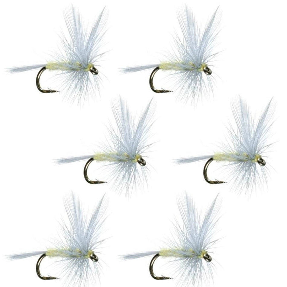 Pale Morning Dun PMD Classic Dry Fly - 6 Flies Hook Size 18 - Get Tight Gear