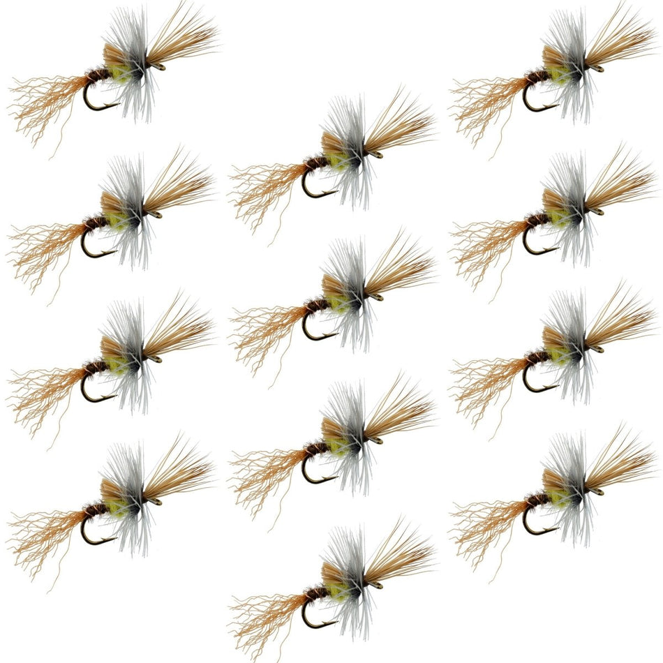 Pale Morning Dun PMD Cripple Mayfly 12 Flies Hook Size 16 - Get Tight Gear