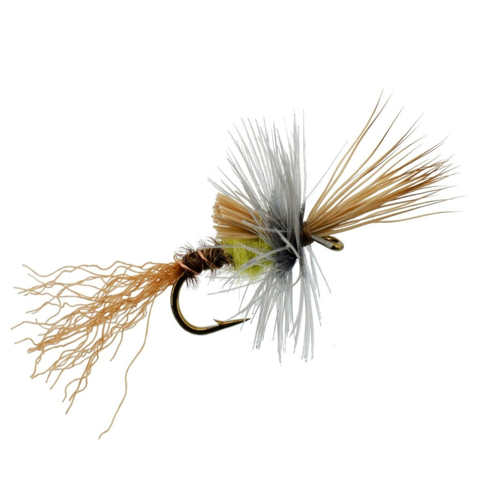 Pale Morning Dun PMD Cripple Mayfly 6 Flies Hook Size 16 - Get Tight Gear