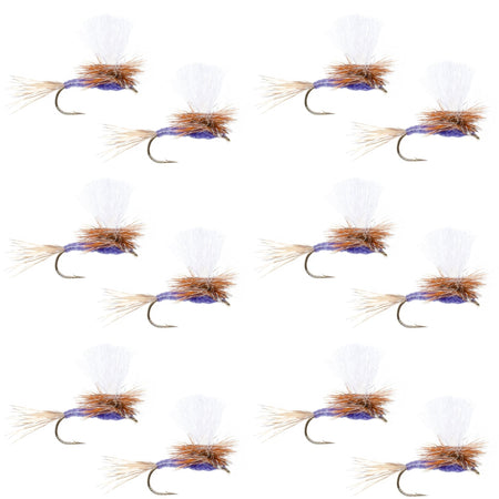 Parachute Purple Haze Dry Fly - 12 Flies Size 16 - Get Tight Gear