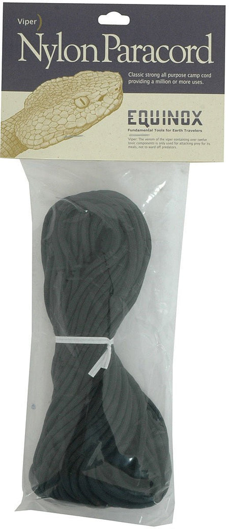 Paracord Black 50 Ft - Get Tight Gear